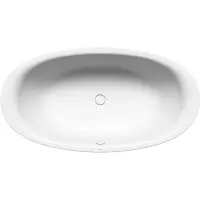 Ванна стальная Kaldewei Ellipso Duo Oval 232 286230003001 190x100 см, с антискользящим и водоотталкивающим покрытием, альпийский белый