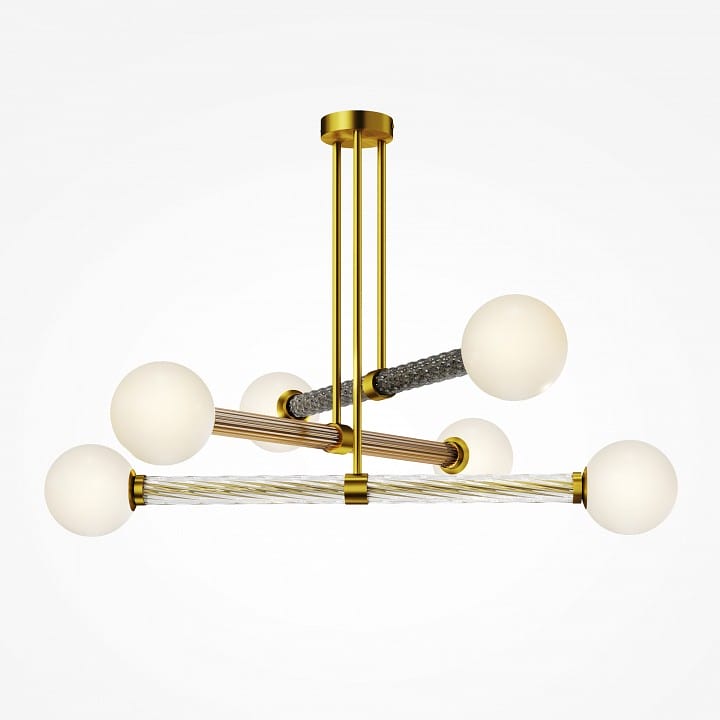 Люстра на штанге Maytoni Театро MOD287PL-06BS