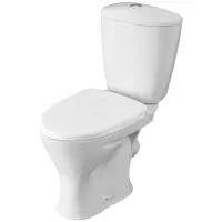 Унитаз-компакт Santeri Versia 1.P401.5.S01.00B.F (4607143311275) косой выпуск, с сиденьем, крап на белом