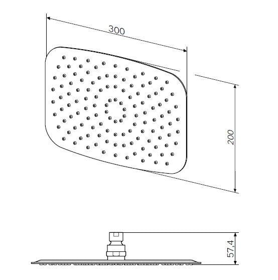 Верхний душ Am.Pm F05S0006