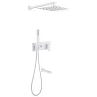 Душевой комплект Abber Daheim AF8217W белая матовая