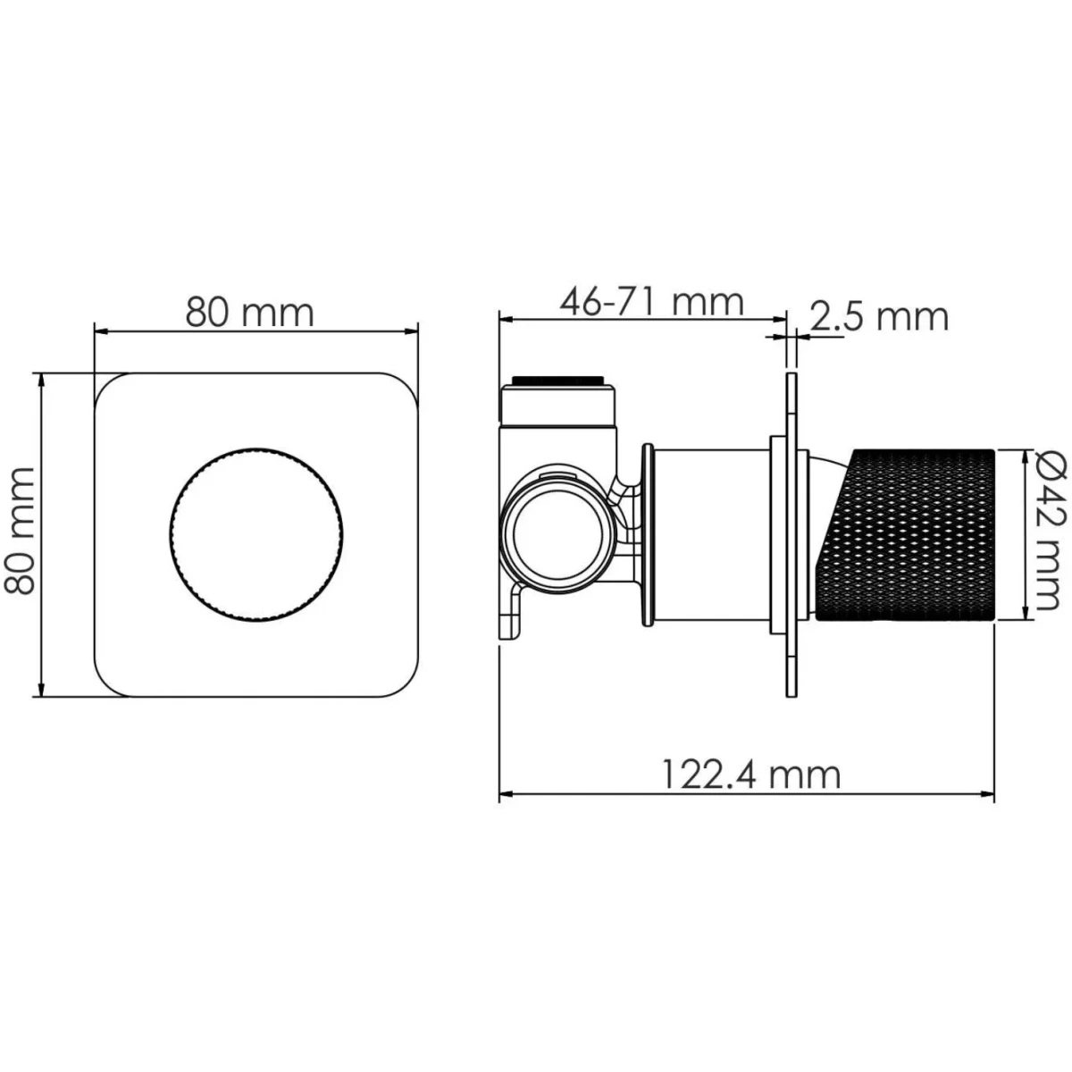 Гигиенический душ WasserKRAFT Tauber A6451.275.100.092 со смесителем, никель