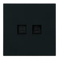 Розетка двойная Ethernet RJ-45 без рамки Stekker Мия 50451