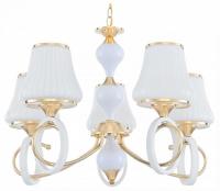Подвесная люстра Arte Milano Florentia-2387 302387/5 Wh/Gd