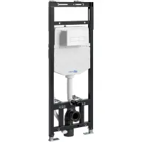 Инсталляция для унитаза WasserKRAFT Alme 15 15TLT.010.ME.WH03 с кнопкой смыва, белый