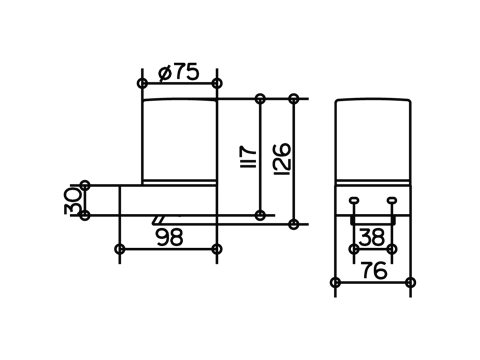 Дозатор подвесной Keuco Edition 300 30052019000