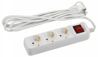 Удлинитель с выключателем Эра  U-3es-3m-3x1,5