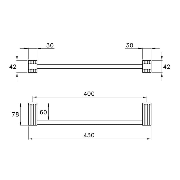 Полотенцедержатель Stella Casanova 40 CS 10001 AU00 золото