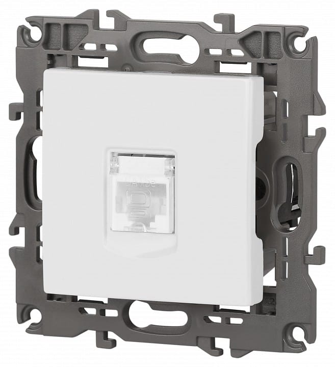 Розетка Ethernet RJ-45 без рамки Эра Эра Elegance 14-3107-01