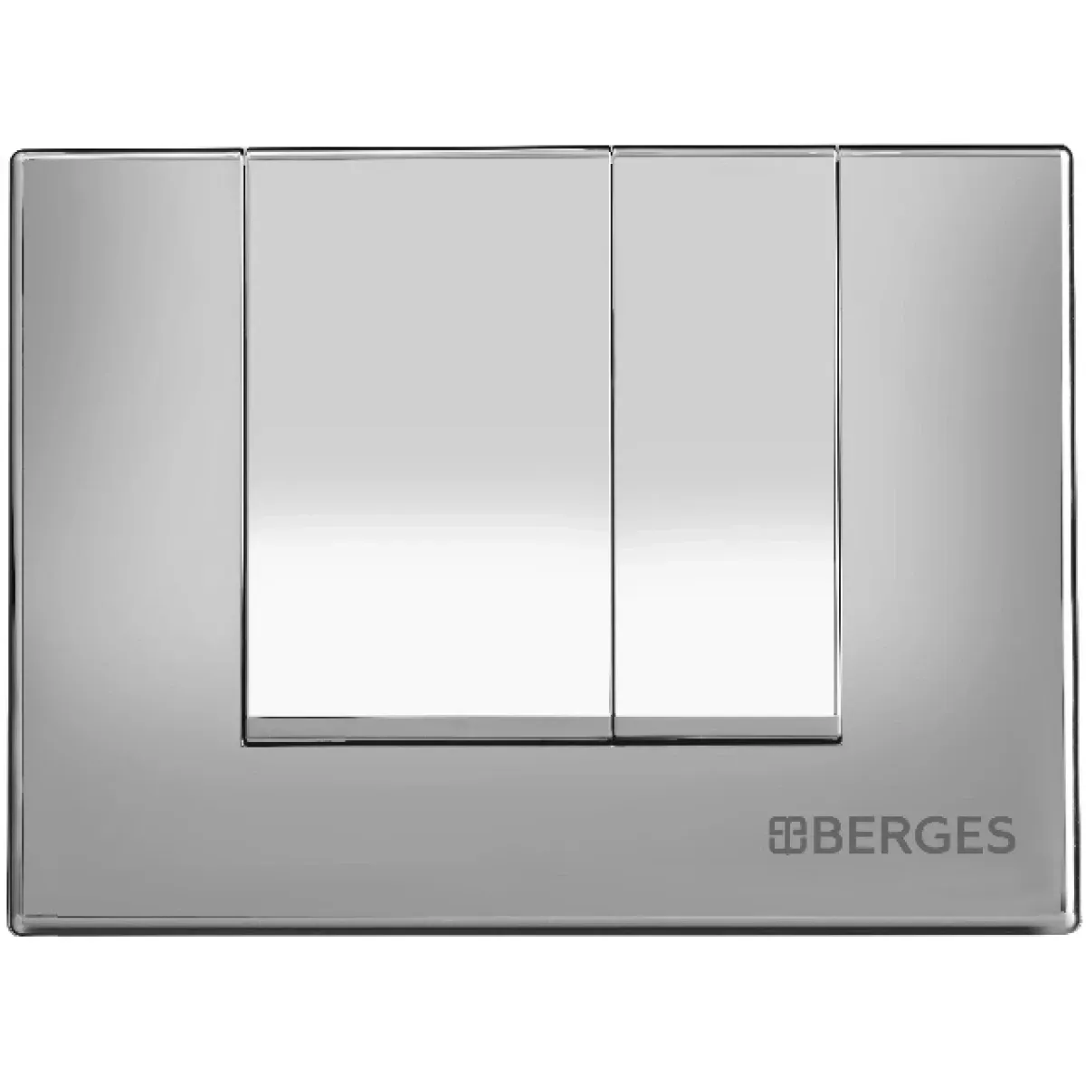 Инсталляция для унитаза Berges Novum S2 040242 с кнопкой смыва, матовый хром