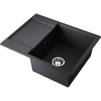 Кухонная мойка Omoikiri Daisen 65T 4993519 черная матовая