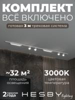 Комплект трековый Hesby Lighting Skylite №14 HSBL_kompl_S014_NI3W3K