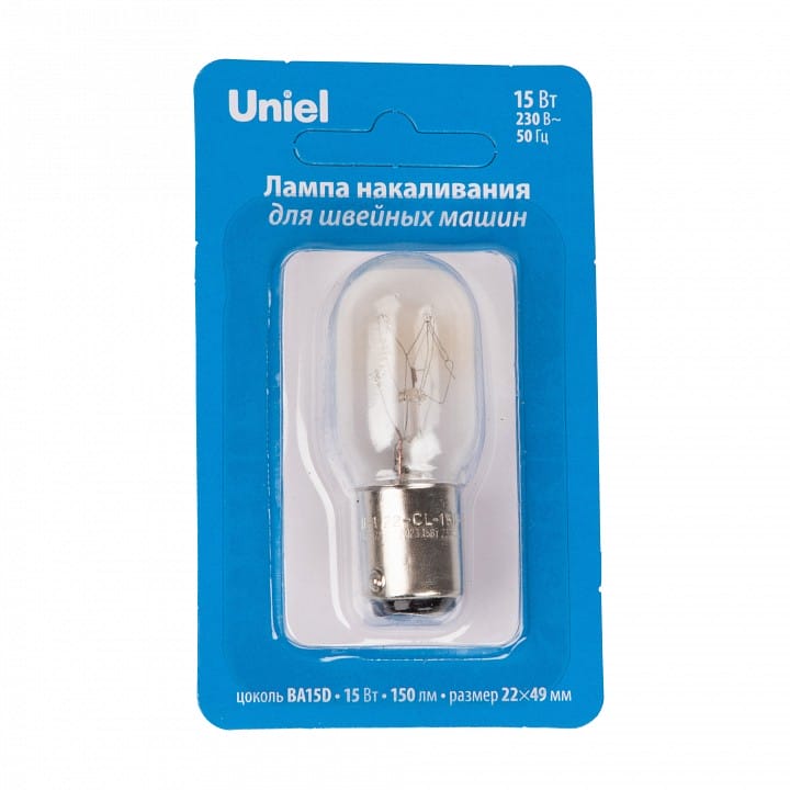 Лампа накаливания Uniel IL-F22 BA15d 15Вт K UL-00010984