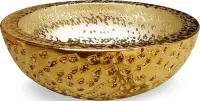 Раковина-чаша CeramaLux J2049 41x41 см, накладная, золотой