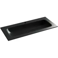 Раковина Ceramica Nova Grace CN7013MB 101x45,7 см, накладная, черный матовый