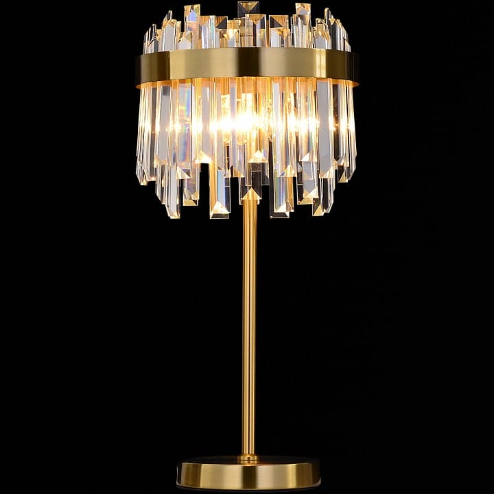 Настольная лампа декоративная ILLUMICO IL5189 IL5189-3TLS-29 BRASS MIRAGE