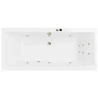 Акриловая ванна Excellent Pryzmat 180х80 WAEX.PRY18S.LINE.BR бронза, белый