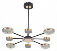 Люстра на штанге Arte Milano Ferrara-72069 272069/8 BK/GD