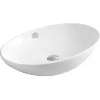 Раковина-чаша CeramaLux D1104 63x41,5 см, накладная, белый