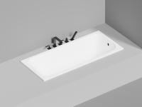 Ванна из искусственного камня Salini Orlando 160x70 102015GF покраска по RAL полностью