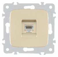 Розетка Ethernet RJ-45 без рамки Arte Milano am-205 205.45-1.shampan