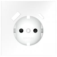 Накладка для розетки с заземлением и со шторками и 2хUSB type A и C Voltum S70 VLS001002