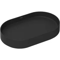 Раковина-чаша Hansgrohe Xuniva Evo U 60325670 65x40 см, накладная, черный матовый