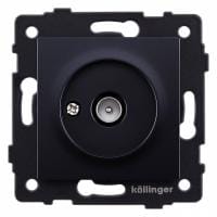 ТВ-розетка без рамки Kollinger  REA-007BK