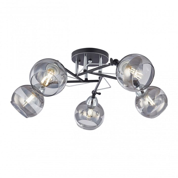Потолочная люстра Arte Milano AMALFI-323685 323685/5B BK+CR