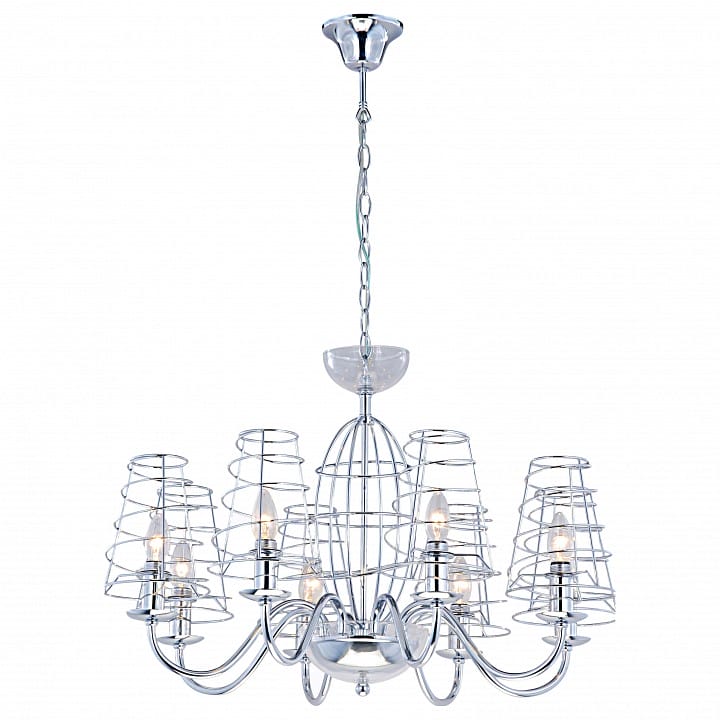 Подвесная люстра Arte Lamp Cage A4320LM-8CC