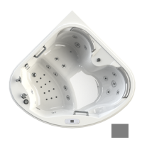 Гидромассажная ванна Радомир Корнелия 170х170 1-30-0-0-5-164С серый