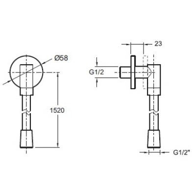 Душевой шланг Jacob Delafon E10683-CP