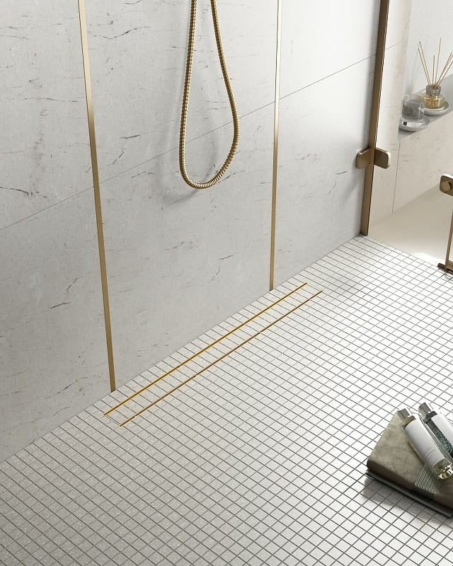 Душевой лоток Timo Drain Systems 600 DS230206/17 матовое золото