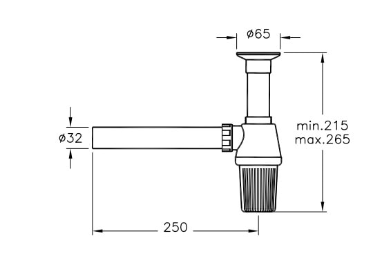 Сифон для раковины Vitra A45109
