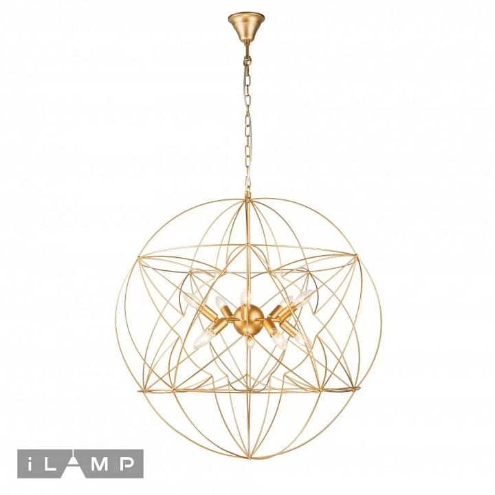 Подвесная люстра iLamp Element 8777-800 GL