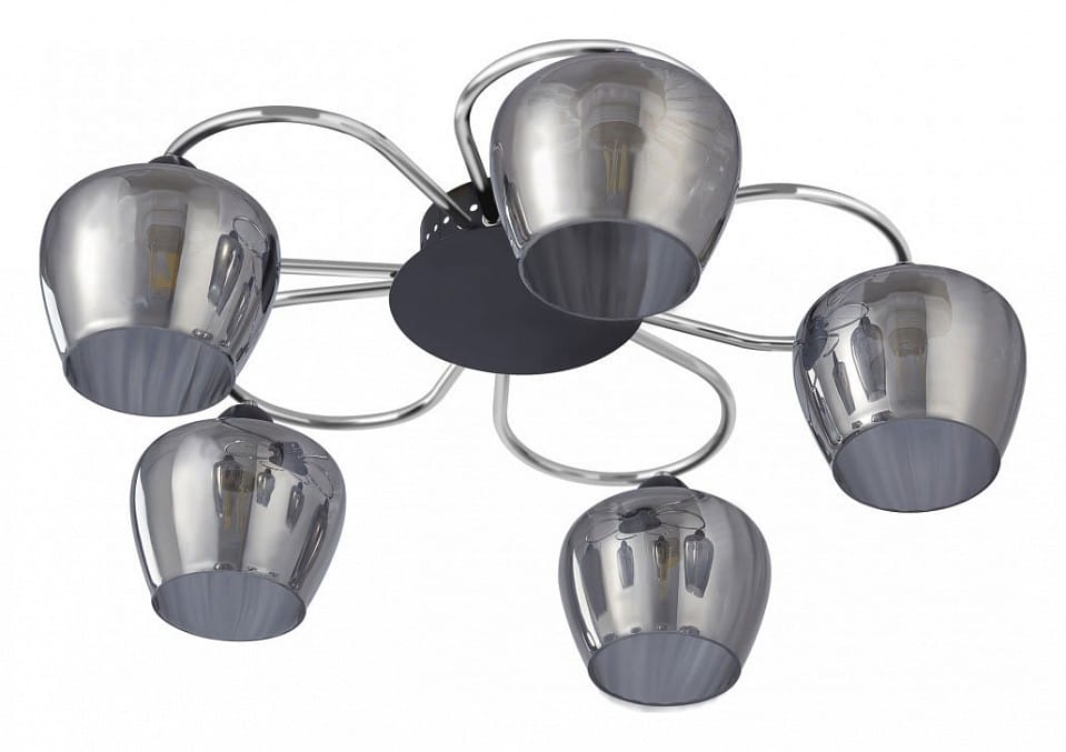 Потолочная люстра Arte Milano AMALFI-321508 321508/5 CR+BK