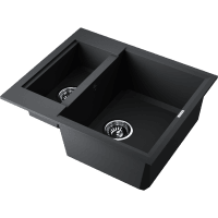 Кухонная мойка Omoikiri Sakaime 60-2 4993908 черная матовая