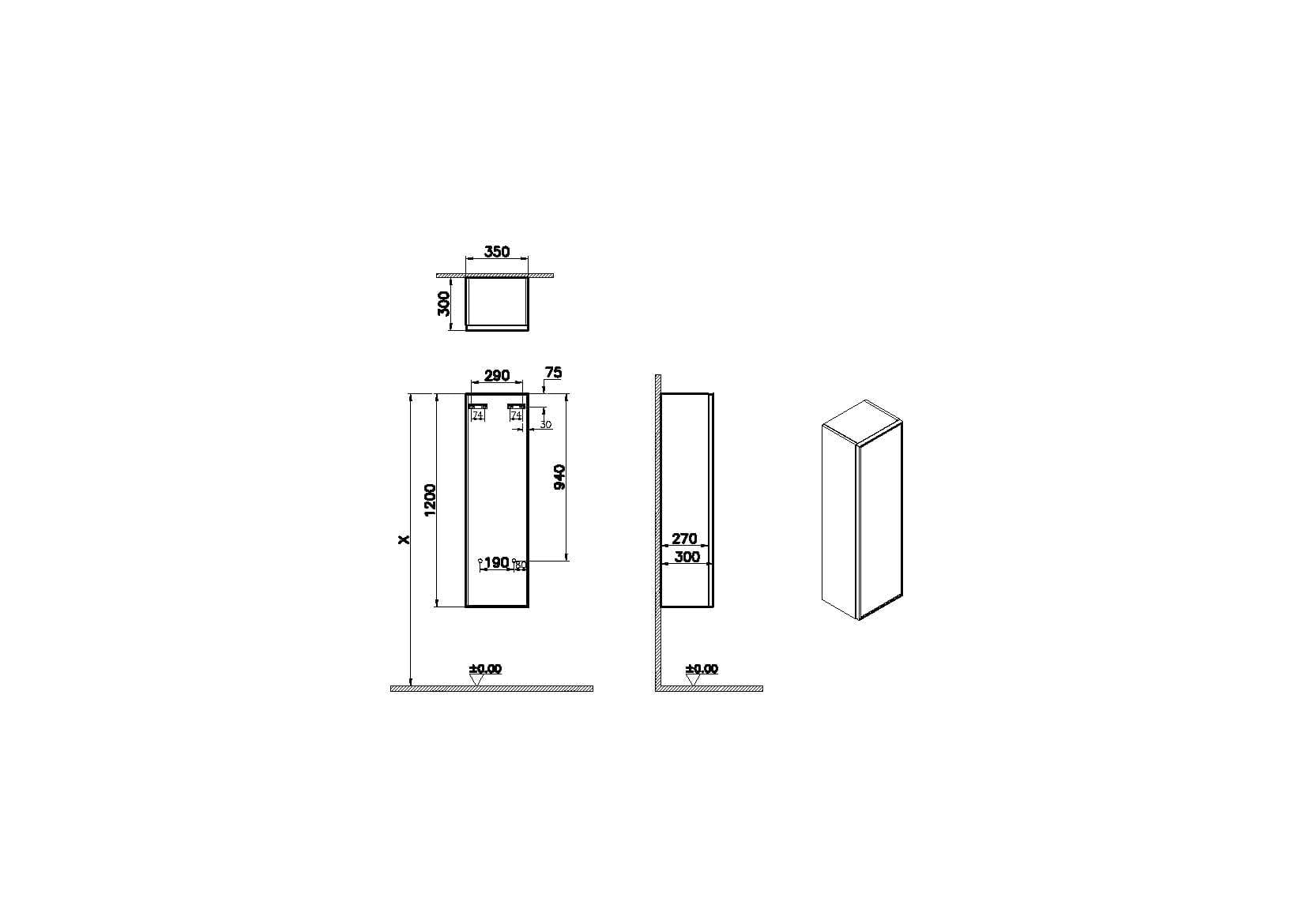 Пенал Metropole Edge 35 67160 левый грецкий орех