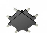 Соединитель X-образный для треков накладных SWG PRO SLIM CN-SLIM-BL-X