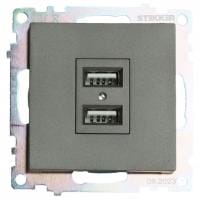Розетка USB type A без рамки Stekker Катрин 49422