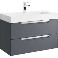 Тумба под раковину 90 Aqwella Cube CUB0109GR