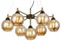 Подвесная люстра Imex MD.9056 MD.9056-7-P-BK+COP