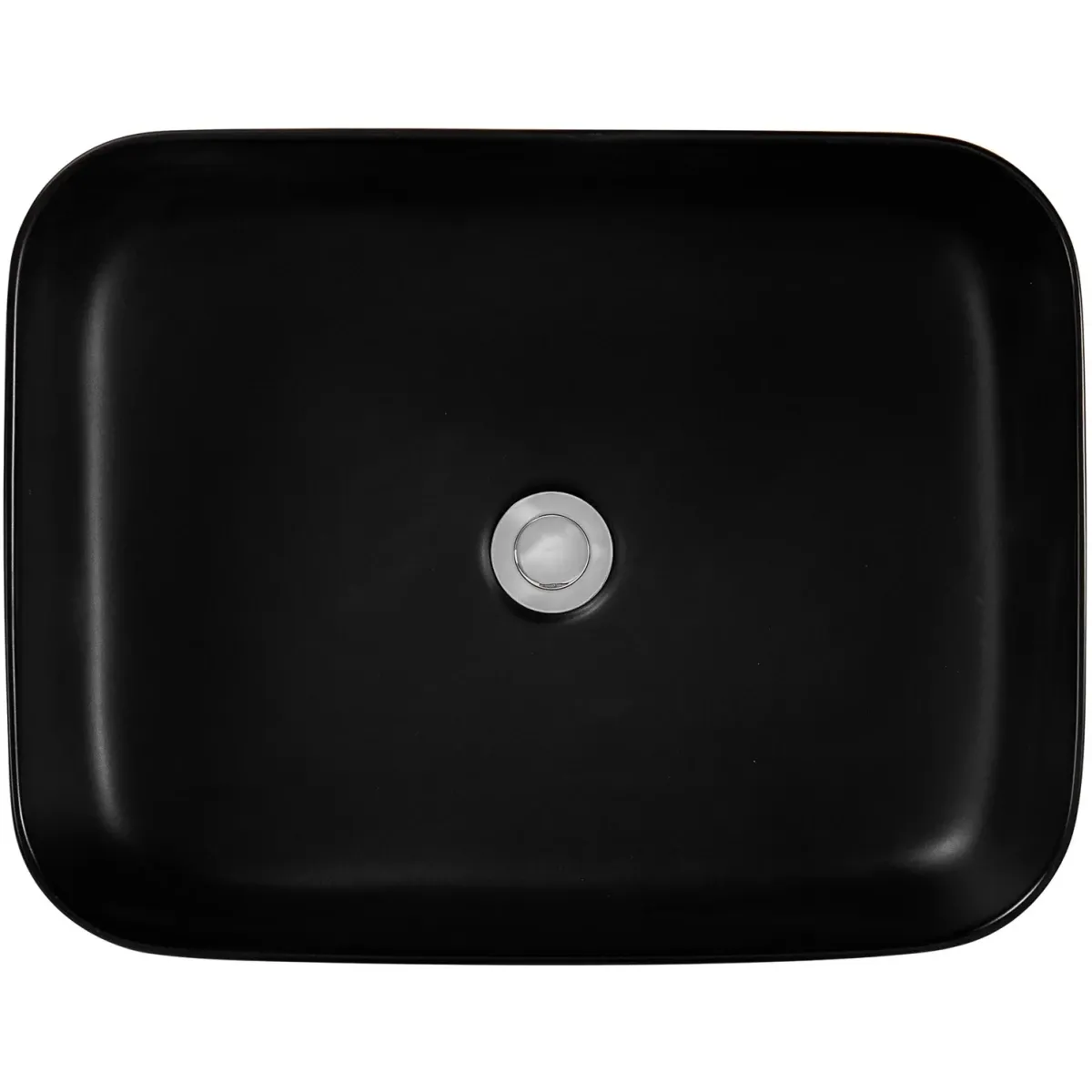 Раковина-чаша Aquatek Вега AQ5515-MB 50x39 см, накладная, черный матовый