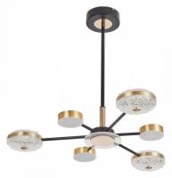 Люстра на штанге Arte Milano Ferrara-72069 272069/6 BK/GD