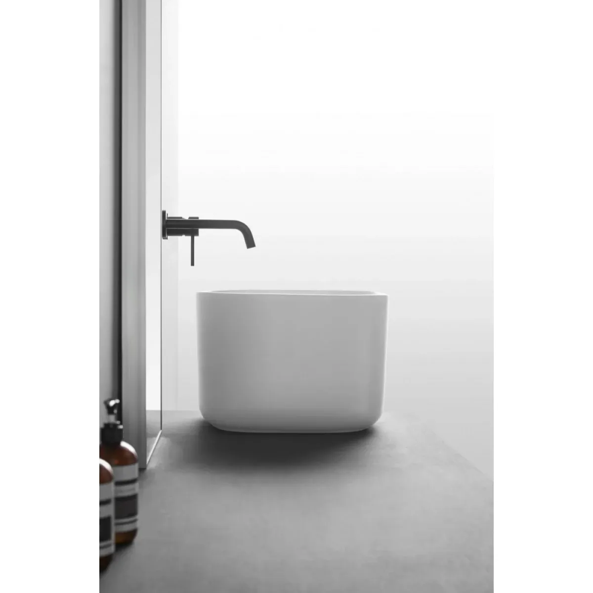 Раковина-чаша Abber Rechteck AC2222 40,5x40,5 см, накладная, белый