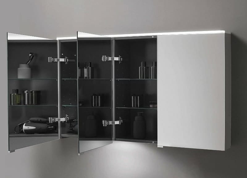 Зеркальный шкаф Burgbad Eqio 120 L SPGT120LF2010 с подсветкой