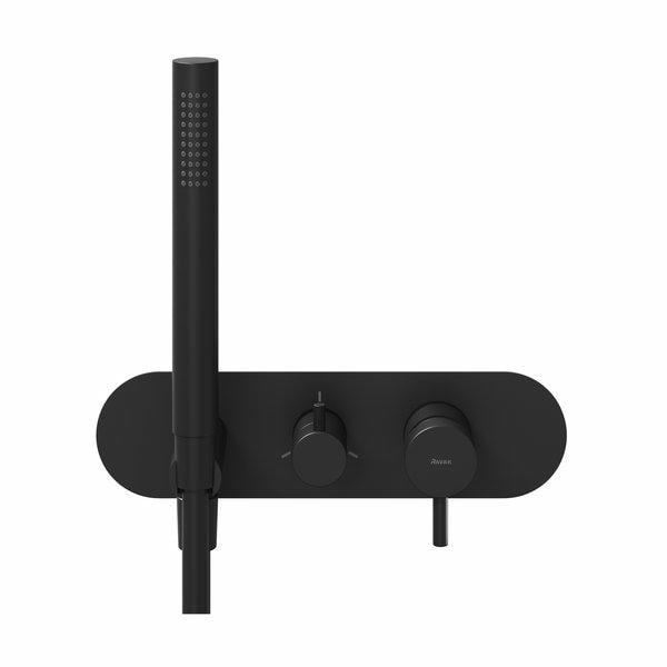 Смеситель для душа Ravak Espirit X070282 с лейкой черный матовый