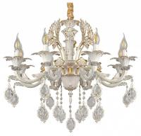 Подвесная люстра AM-Group CLEOPATRA CLEOPATRA SP8 WH+GL