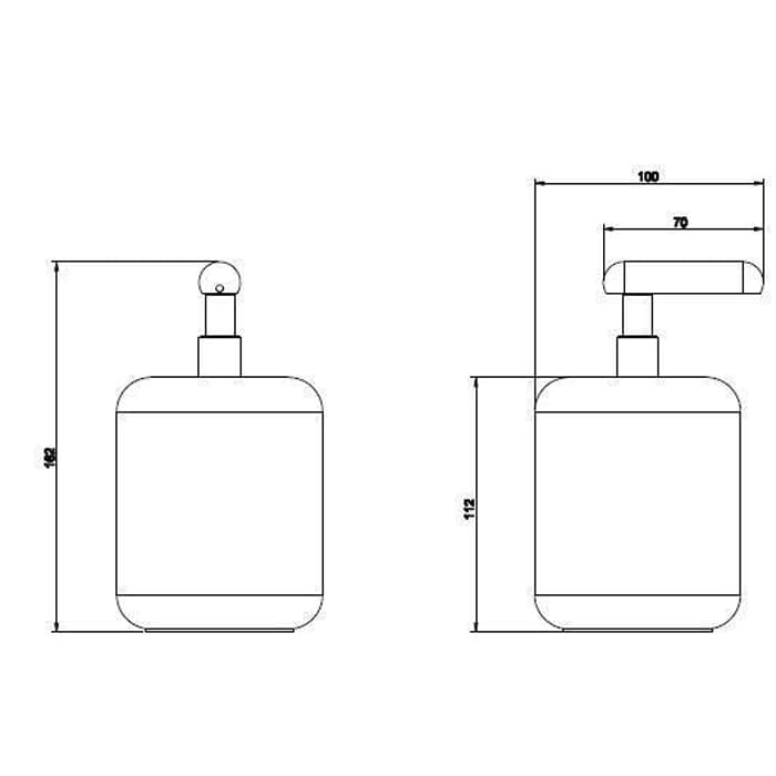 Дозатор для мыла Gessi Goccia 38038#031
