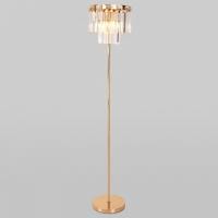 Торшер Eurosvet Elegante 01137/3 золото/прозрачный хрусталь Strotskis